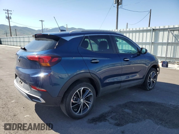 2021 Buick Encore GX Select with VIN KL4MMESL8MB143809, listed as a Copart auction lot 57505025 with Not provided miles and Salvage title. Bid and sale history available at DreamBid. Image 3.