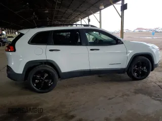 2017 Jeep Cherokee Sport with VIN 1C4PJMAS7HW556107, listed as a Copart auction lot 47993435 with 103,426 mi miles and Salvage Title. Bid and sale history available at DreamBid. Image 3.