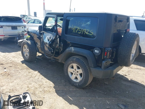 2009 Jeep Wrangler X with VIN 1J4FA24109L754379, listed as a IAAI auction lot 41754925 with 132,500 mi miles and . Bid and sale history available at DreamBid. Image 3.