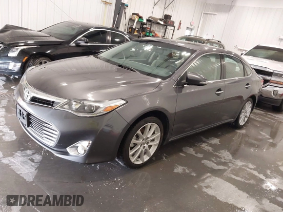 2014 Toyota Avalon Limited with VIN 4T1BK1EBXEU114134, listed as a IAAI auction lot 41727586 with 117,592 mi miles and . Bid and sale history available at DreamBid. Image 2.