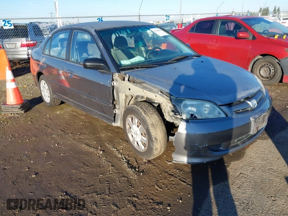 2004 Honda Civic LX with VIN 2HGES15594H525975, listed as a IAAI auction lot 41266024 with 241,598 mi miles. Bid and sale history available at carsss.com. Image 1.
