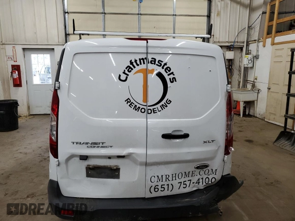 2015 Ford Transit Connect XLT with VIN NM0LS7F78F1179862, listed as a Copart auction lot 88513525 with 85,360 mi miles and Salvage title. Bid and sale history available at DreamBid. Image 6.