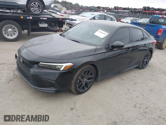 2024 Honda Civic Sport with VIN 2HGFE2F51RH594148, listed as a IAAI auction lot 41304184 with 11,307 mi miles and . Bid and sale history available at DreamBid. Image 2.