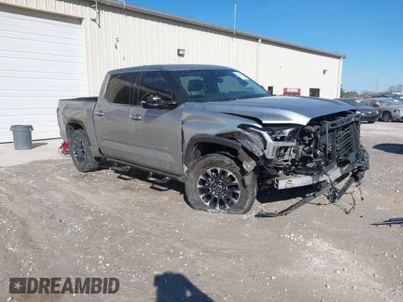 2023 Toyota Tundra Limited with VIN 5TFJA5DB7PX099444, listed as a IAAI auction lot 41654578 with 43,842 mi miles and . Bid and sale history available at DreamBid. Image 1.