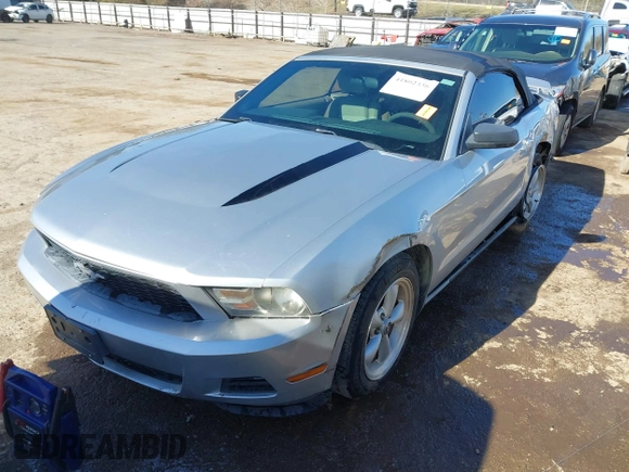 2010 Ford Mustang V6 with VIN 1ZVBP8EN9A5122431, listed as a IAAI auction lot 41802456 with 150,524 mi miles and . Bid and sale history available at carsss.com. Image 2.
