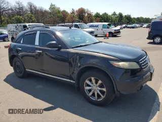 2007 Infiniti FX35 with VIN JNRAS08W97X204398, listed as a Copart auction lot 64567854 with 199,730 mi miles and Salvage Title. Bid and sale history available at carsss.com. Image 4.