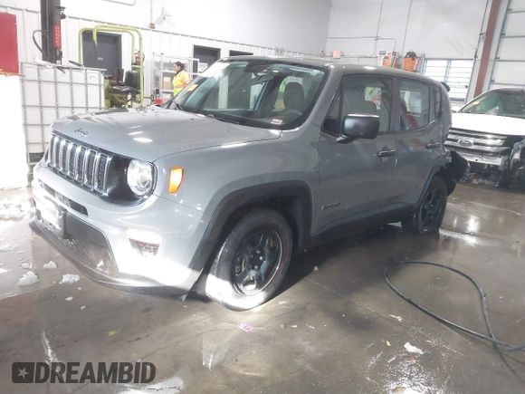 2020 Jeep Renegade Sport with VIN ZACNJAAB8LPL19375, listed as a IAAI auction lot 41233560 with 17,248 mi miles and . Bid and sale history available at carsss.com. Image 17.