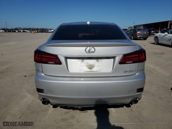2011 Lexus IS 350 with VIN JTHBE5C20B5025313, listed as a Copart auction lot 42954785 with 228,880 mi miles and Salvage Title. Bid and sale history available at carsss.com. Image 6.