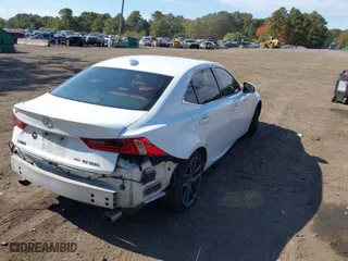 2016 Lexus IS 300 with VIN JTHCM1D29G5013960, listed as a IAAI auction lot 40534104 with 127,767 mi miles. Bid and sale history available at carsss.com. Image 4.