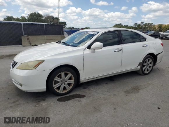 2007 Lexus ES 350 with VIN JTHBJ46G072003222, listed as a Copart auction lot 53726155 with 238,955 mi miles and Salvage Title. Bid and sale history available at carsss.com. Image 1.