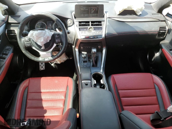 2021 Lexus NX 300 F Sport z VIN JTJSARBZ2M2183995, wystawiony jako Copart lot #54525445 z przebiegiem 67 341 mil mil oraz Szkoda całkowita • Salvage title. Historia ofert i sprzedaży dostępna na DreamBid. Obrazek 8.