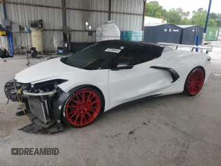 2022 Chevrolet Corvette 1LT with VIN 1G1YA3D45N5120149, listed as a Copart auction lot 53785045 with 57,701 mi miles and Salvage title. Bid and sale history available at DreamBid. Image 1.