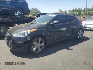 2013 Hyundai Veloster w/Black Int with VIN KMHTC6AD4DU144363, listed as a Copart auction lot 61858655 with 204,255 mi miles and Salvage title. Bid and sale history available at DreamBid. Image 1.