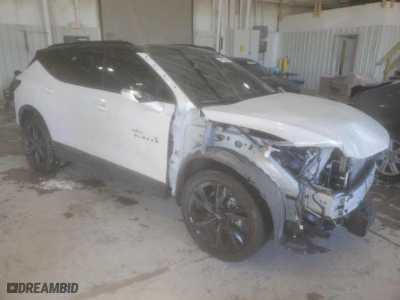 2022 Chevrolet Blazer RS with VIN 3GNKBERS1NS151036, listed as a Copart auction lot 45725605 with 33,603 mi miles and Salvage Title. Bid and sale history available at carsss.com. Image 4.