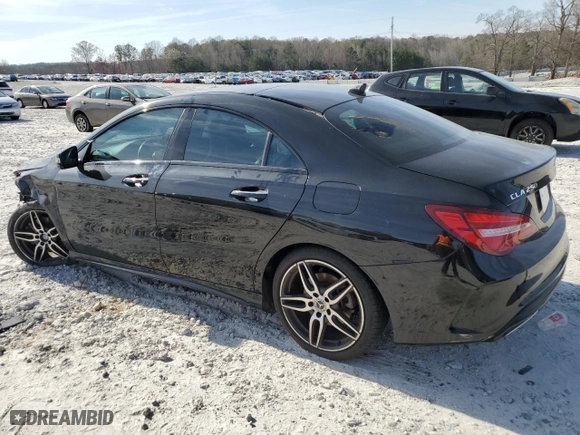 2018 Mercedes-Benz CLA with VIN WDDSJ4GB9JN630727, listed as a Copart auction lot 49418575 with 79,648 mi miles and Salvage Title. Bid and sale history available at carsss.com. Image 2.
