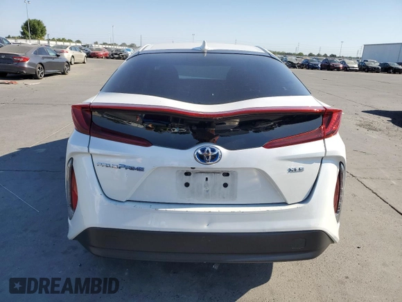 2021 Toyota Prius LE with VIN JTDKAMFP6M3191509, listed as a Copart auction lot 60153785 with 112,625 mi miles and Salvage title. Bid and sale history available at DreamBid. Image 6.