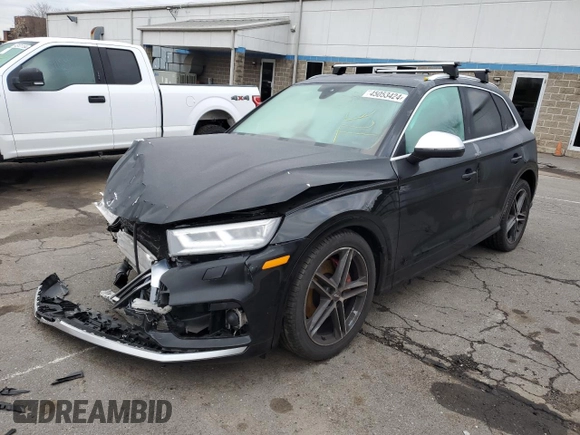 2020 Audi SQ5 Premium Plus with VIN WA1B4AFY1L2023175, listed as a Copart auction lot 45053424 with 54,170 mi miles and Salvage Title. Bid and sale history available at DreamBid. Image 1.