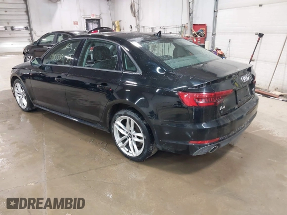 2017 Audi A4 Season of Audi Premium with VIN WAUDNAF43HN050700, listed as a IAAI auction lot 41855538 with 70,958 mi miles. Bid and sale history available at carsss.com. Image 3.