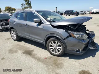 2017 Nissan Rogue Sport SV with VIN JN1BJ1CP8HW032081, listed as a Copart auction lot 53819105 with 80,707 mi miles and Salvage Title. Bid and sale history available at carsss.com. Image 4.