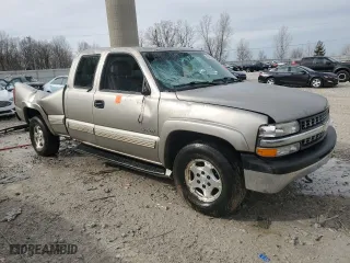 2002 Chevrolet Silverado 1500 LS with VIN 2GCEK19T821199003, listed as a Copart auction lot 49421915 with 0 mi miles and Clean Title. Bid and sale history available at carsss.com. Image 4.