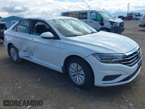 2019 Volkswagen Jetta S with VIN 3VWN57BU6KM238724, listed as a IAAI auction lot 42127519 with 46,794 mi miles and . Bid and sale history available at DreamBid. Image 1.