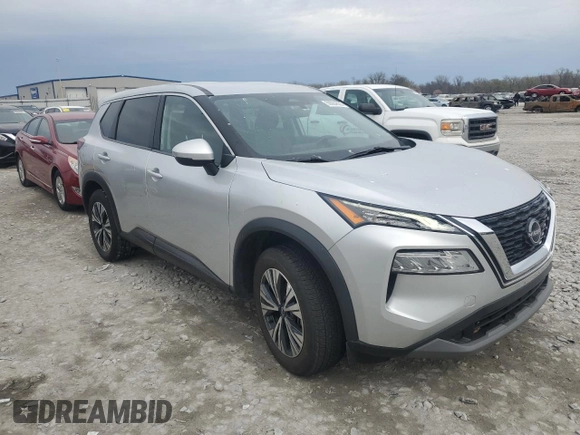 2022 Nissan Rogue SV with VIN 5N1BT3BB1NC698197, listed as a Copart auction lot 50084635 with 59,615 mi miles and Salvage Title. Bid and sale history available at carsss.com. Image 4.