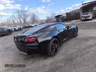 2019 Chevrolet Corvette 1LT with VIN 1G1YB2D75K5109066, listed as a Copart auction lot 55645235 with 14,715 mi miles and Salvage title. Bid and sale history available at DreamBid. Image 4.