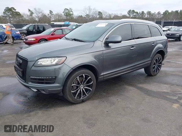 2013 Audi Q7 3.0L TDI Premium Plus with VIN WA1LMAFE0DD011857, listed as a IAAI auction lot 41537175 with 118,604 mi miles. Bid and sale history available at carsss.com. Image 2.