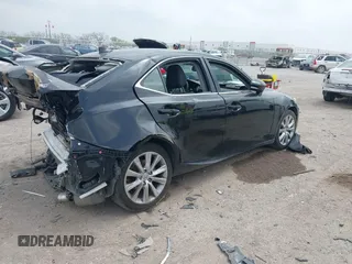 2014 Lexus IS 250 with VIN JTHBF1D20E5027586, listed as a IAAI auction lot 41924754 with 114,371 mi miles. Bid and sale history available at carsss.com. Image 4.