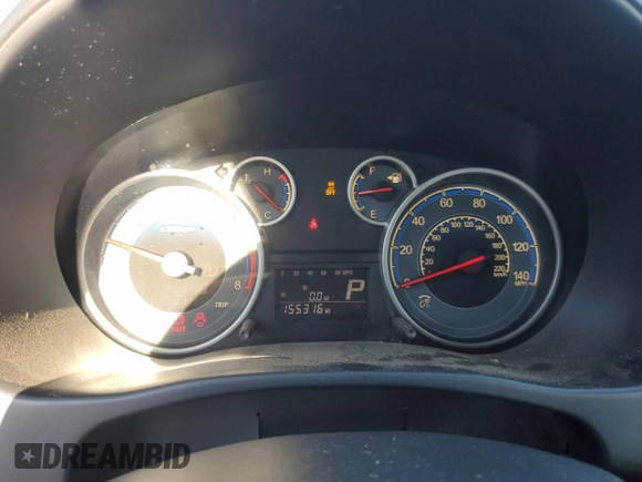 2012 Suzuki SX4 LE with VIN JS2YC5A3XC6303083, listed as a Copart auction lot 89265635 with 155,316 mi miles and Salvage Title. Bid and sale history available at carsss.com. Image 9.
