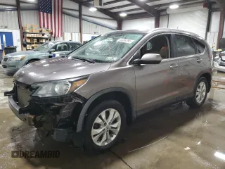 2013 Honda CR-V EX-L z VIN 5J6RM4H75DL024667, wystawiony jako Copart lot #45084285 z przebiegiem 78 436 mil mil oraz Szkody całkowita. Historia ofert i sprzedaży dostępna na DreamBid. Obrazek 1.