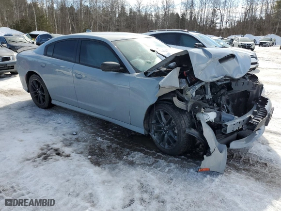 2022 Dodge Charger GT with VIN 2C3CDXMG3NH184309, listed as a Copart auction lot 46615515 with 0 mi miles and Salvage Title. Bid and sale history available at carsss.com. Image 4.