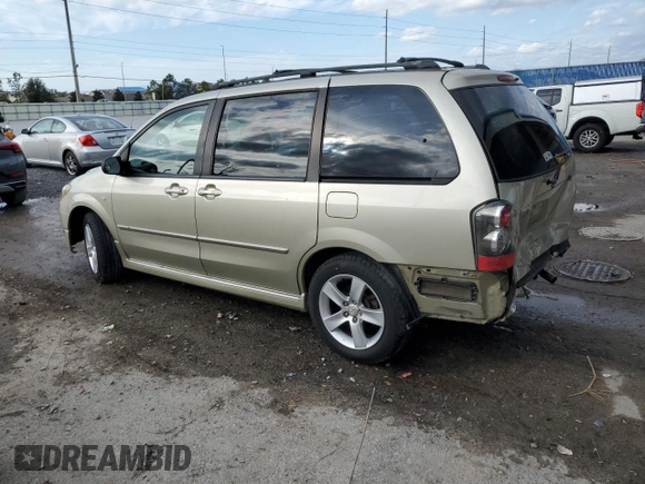 2005 Mazda MPV LX z VIN JM3LW28J450548215, wystawiony jako Copart lot #84566794 z przebiegiem 164 916 mil mil oraz Szkoda całkowita • Salvage title. Historia ofert i sprzedaży dostępna na DreamBid. Obrazek 2.