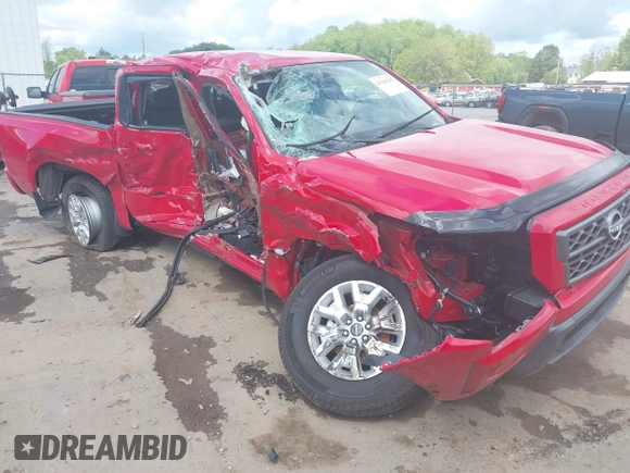 2024 Nissan Frontier SV with VIN 1N6ED1EKXRN601679, listed as a IAAI auction lot 42144247 with 13,486 mi miles and . Bid and sale history available at DreamBid. Image 1.