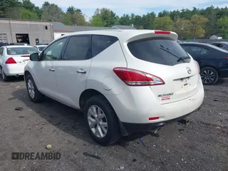 2014 Nissan Murano S with VIN JN8AZ1MW6EW506035, listed as a IAAI auction lot 42194399 with 212,952 mi miles and . Bid and sale history available at DreamBid. Image 3.