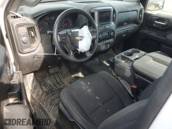 2021 Chevrolet Silverado 1500 Work Truck with VIN 3GCNWAEF7MG317850, listed as a Copart auction lot 49791675 with 75,586 mi miles and Salvage Title. Bid and sale history available at carsss.com. Image 8.