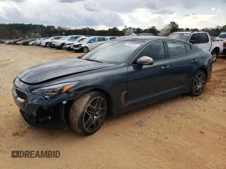 2022 Kia Stinger GT1 with VIN KNAE45LC1N6109985, listed as a Copart auction lot 48820235 with 42,012 mi miles and Salvage Title. Bid and sale history available at DreamBid. Image 1.