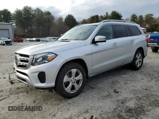 2017 Mercedes-Benz GLS 450 with VIN 4JGDF6EE1HA838062, listed as a Copart auction lot 82650363 with 124,078 mi miles and . Bid and sale history available at DreamBid. Image 1.
