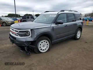 2024 Ford Bronco Sport Heritage with VIN 3FMCR9G64RRE59025, listed as a Copart auction lot 53812435 with 10,374 mi miles and Salvage title. Bid and sale history available at DreamBid. Image 1.