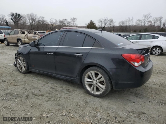2012 Chevrolet Cruze LTZ with VIN 1G1PH5SC3C7407939, listed as a Copart auction lot 52715615 with 134,253 mi miles and Salvage Title. Bid and sale history available at carsss.com. Image 2.