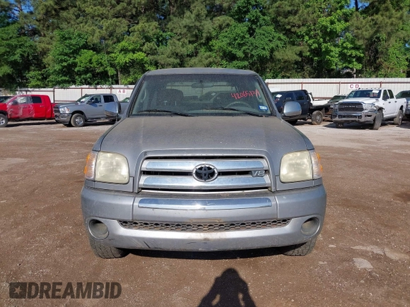 2004 Toyota Tundra SR5 with VIN 5TBDT44124S464633, listed as a IAAI auction lot 42065139 with 149,046 mi miles and . Bid and sale history available at DreamBid. Image 12.