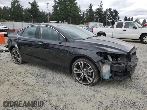 2017 Ford Fusion Titanium with VIN 3FA6P0D93HR389152, listed as a Copart auction lot 62600135 with 147,645 mi miles and Salvage title. Bid and sale history available at DreamBid. Image 4.
