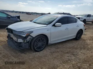 2019 Acura ILX w/Premium/A-Spec Pkg with VIN 19UDE2F88KA013721, listed as a Copart auction lot 45376595 with 83,625 mi miles and Salvage Title. Bid and sale history available at carsss.com. Image 1.