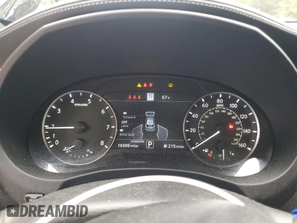 2024 Infiniti QX50 Sport with VIN 3PCAJ5FA9RF104578, listed as a Copart auction lot 58566605 with 16,306 mi miles and Salvage title. Bid and sale history available at DreamBid. Image 9.