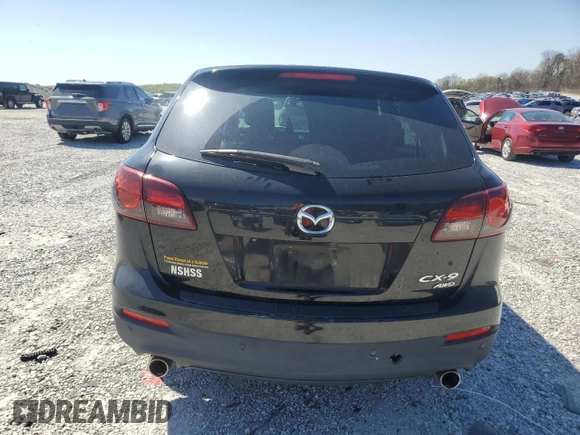 2013 Mazda CX-9 Touring with VIN JM3TB3CAXD0404076, listed as a Copart auction lot 50290575 with 228,140 mi miles and Salvage Title. Bid and sale history available at carsss.com. Image 6.