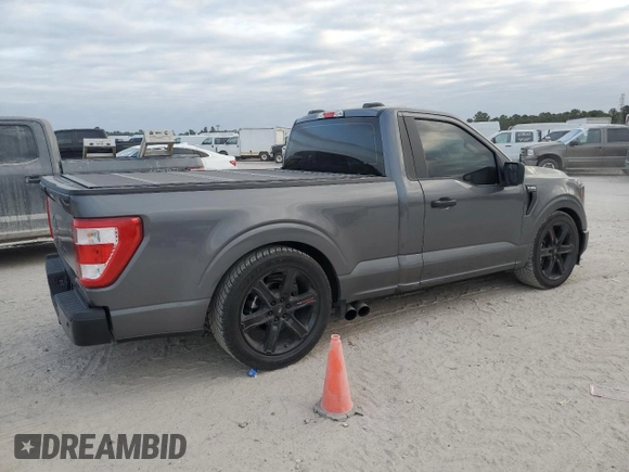 2023 Ford F-150 XL with VIN 1FTMF1C5XPKF21948, listed as a Copart auction lot 75918134 with 6,922 mi miles and Clean Title. Bid and sale history available at carsss.com. Image 3.
