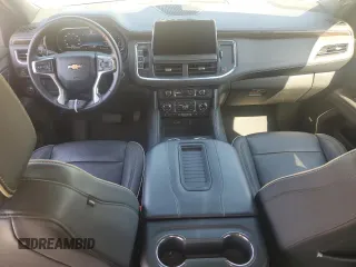 2023 Chevrolet Suburban Premier with VIN 1GNSCFKD2PR299653, listed as a Copart auction lot 53558995 with 55,593 mi miles and Clean title. Bid and sale history available at DreamBid. Image 8.