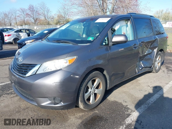 2014 Toyota Sienna LE AAS with VIN 5TDKK3DC5ES483532, listed as a IAAI auction lot 41905911 with 122,392 mi miles and . Bid and sale history available at DreamBid. Image 17.