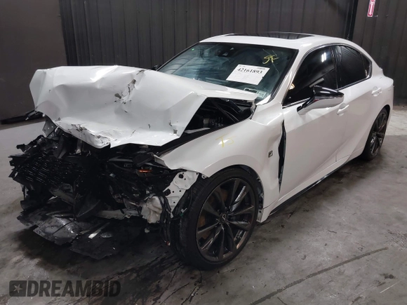 2021 Lexus IS 350 F Sport with VIN JTHGZ1E21M5020060, listed as a IAAI auction lot 42161893 with 57,070 mi miles and . Bid and sale history available at DreamBid. Image 18.