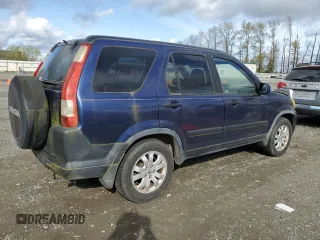 2005 Honda CR-V EX with VIN JHLRD78805C033992, listed as a Copart auction lot 52541845 with 223,175 mi miles and Salvage Title. Bid and sale history available at carsss.com. Image 3.